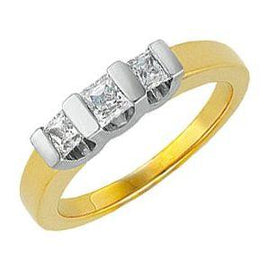 Three-Stone Anniversary Band
