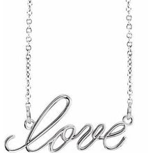 Load image into Gallery viewer, "Love" Necklace Center