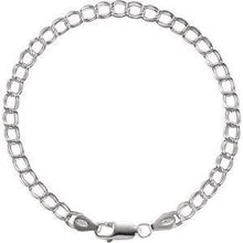Load image into Gallery viewer, 4 mm Solid Charm 7" Bracelet