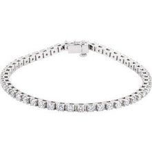 Load image into Gallery viewer, 3 3/8 CTW Diamond Line 7" Bracelet