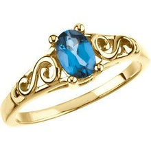 Load image into Gallery viewer, Youth Imitation Birthstone Ring