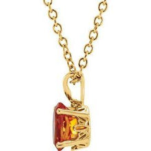 Load image into Gallery viewer, 8x6 mm Citrine Pendant