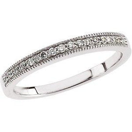 1/8 CTW Diamond Matching Band