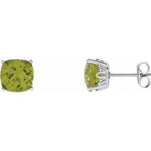 Load image into Gallery viewer, Chatham® Lab-Created Emerald Earrings