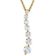 Load image into Gallery viewer, 1/2 CTW Diamond Journey 18" Necklace