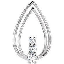 Load image into Gallery viewer, 1/2 CTW Diamond Freeform Pendant