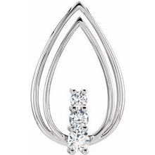 Load image into Gallery viewer, 1/2 CTW Diamond Freeform Pendant