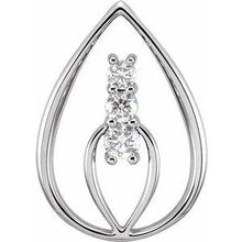 Load image into Gallery viewer, Three-Stone Pendant Mounting