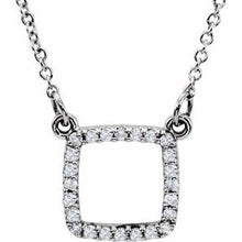 Load image into Gallery viewer, 1/8 CTW Diamond 16" Necklace