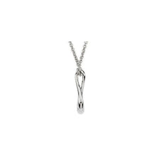 Load image into Gallery viewer, .015 CTW Diamond Infinity-Inspired 18" Necklace