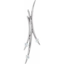 Load image into Gallery viewer, 1/2 CTW Diamond 3-Stone Freeform Pendant