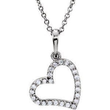 Load image into Gallery viewer, 1/10 CTW Diamond 16" Necklace