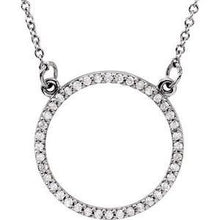 Load image into Gallery viewer, 1/8 CTW Diamond 16" Necklace