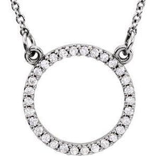 Load image into Gallery viewer, 1/8 CTW Diamond 16" Necklace