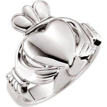 Load image into Gallery viewer, 7.5 mm Claddagh Ring