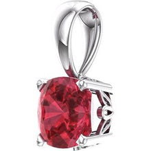 Load image into Gallery viewer, Chatham® Created Emerald Pendant