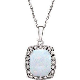 Amethyst & .05 CTW Diamond 18