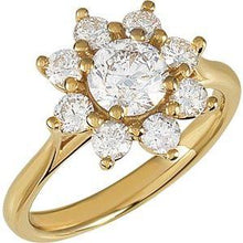 Load image into Gallery viewer, 1 3/4 CTW Diamond Cluster Ring