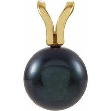 Load image into Gallery viewer, Black Akoya Cultured Pearl Pendant