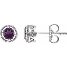 Load image into Gallery viewer, Garnet "January" Birthstone Earrings