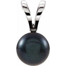 Load image into Gallery viewer, Black Akoya Cultured Pearl Pendant