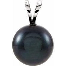Load image into Gallery viewer, Black Akoya Cultured Pearl Pendant