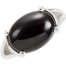 Load image into Gallery viewer, Cabochon Onyx Ring