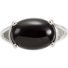 Load image into Gallery viewer, Cabochon Onyx Ring