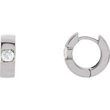 Load image into Gallery viewer, 1/2 CTW Diamond Hinged Earrings