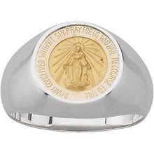 Load image into Gallery viewer, Round Miraculous Medal Ring