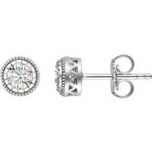 Load image into Gallery viewer, Garnet "January" Birthstone Earrings