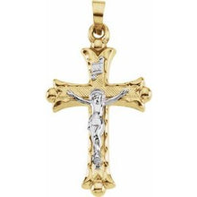 Load image into Gallery viewer, 32x23 mm Hollow Crucifix Pendant