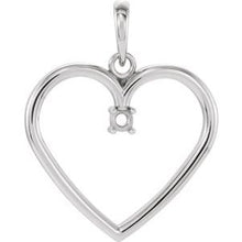 Load image into Gallery viewer, .03 CTW Diamond Heart Pendant