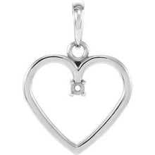 Load image into Gallery viewer, .03 CTW Diamond Heart Pendant
