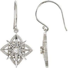 Load image into Gallery viewer, 1/3 CTW Diamond Vintage-Style Earrings