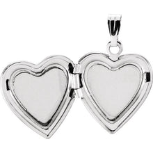Load image into Gallery viewer, .01 CTW Diamond Heart Locket