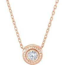 Load image into Gallery viewer, 1/10 CTW Diamond 16" Necklace
