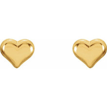 Load image into Gallery viewer, Puffed Heart Earrings