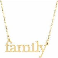 Load image into Gallery viewer, "Family" 17 1/2" Necklace