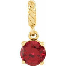 Load image into Gallery viewer, Chatham® Created Ruby Rope Pendant