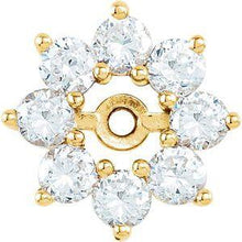 Load image into Gallery viewer, 3/4 CTW Diamond Earring Jackets