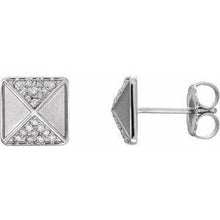 Load image into Gallery viewer, .10 CTW Diamond Accented Earrings