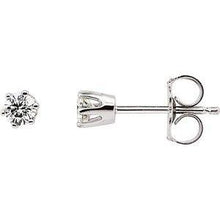 Load image into Gallery viewer, 1/2 CTW Diamond 6-Prong Stud Earrings