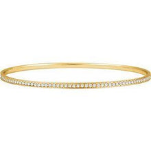 Load image into Gallery viewer, 1 1/2 CTW Diamond Bangle Bracelet 7"