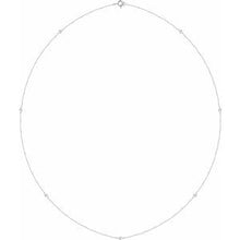 Load image into Gallery viewer, 14K Yellow 1/5 CTW Lab-Grown Diamond 3-Station 18" Necklace