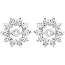 Load image into Gallery viewer, 5/8 CTW Diamond Earring Jackets with 3.7mm ID