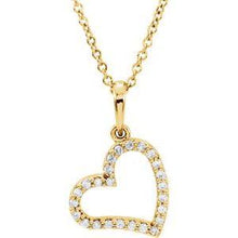 Load image into Gallery viewer, 1/10 CTW Diamond 16" Necklace