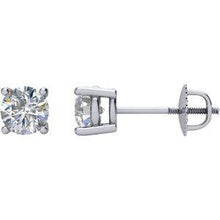 Load image into Gallery viewer, 1/2 CTW Diamond Stud Earrings