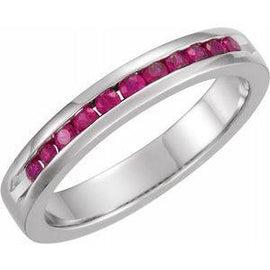 1/4 CTW Diamond Classic Channel-Set Anniversary Band