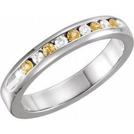 1/4 CTW Diamond Classic Channel-Set Anniversary Band